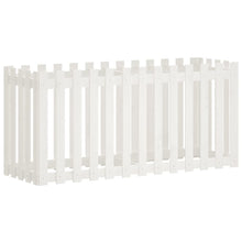 Plantenbak Verhoogd Hekontwerp 150X50X70 Cm Grenenhout Wit