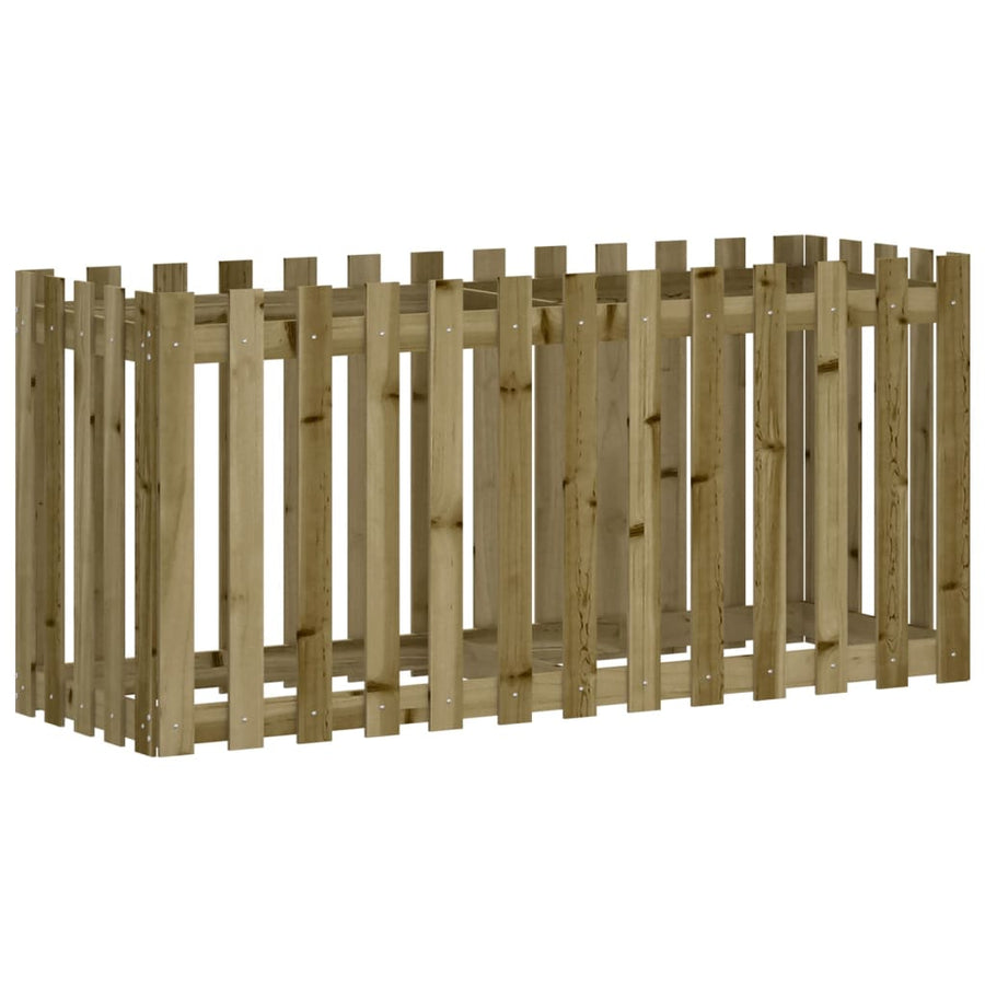 Plantenbak Verhoogd Hekontwerp 150X50X70 Cm Geïmpregneerd Hout