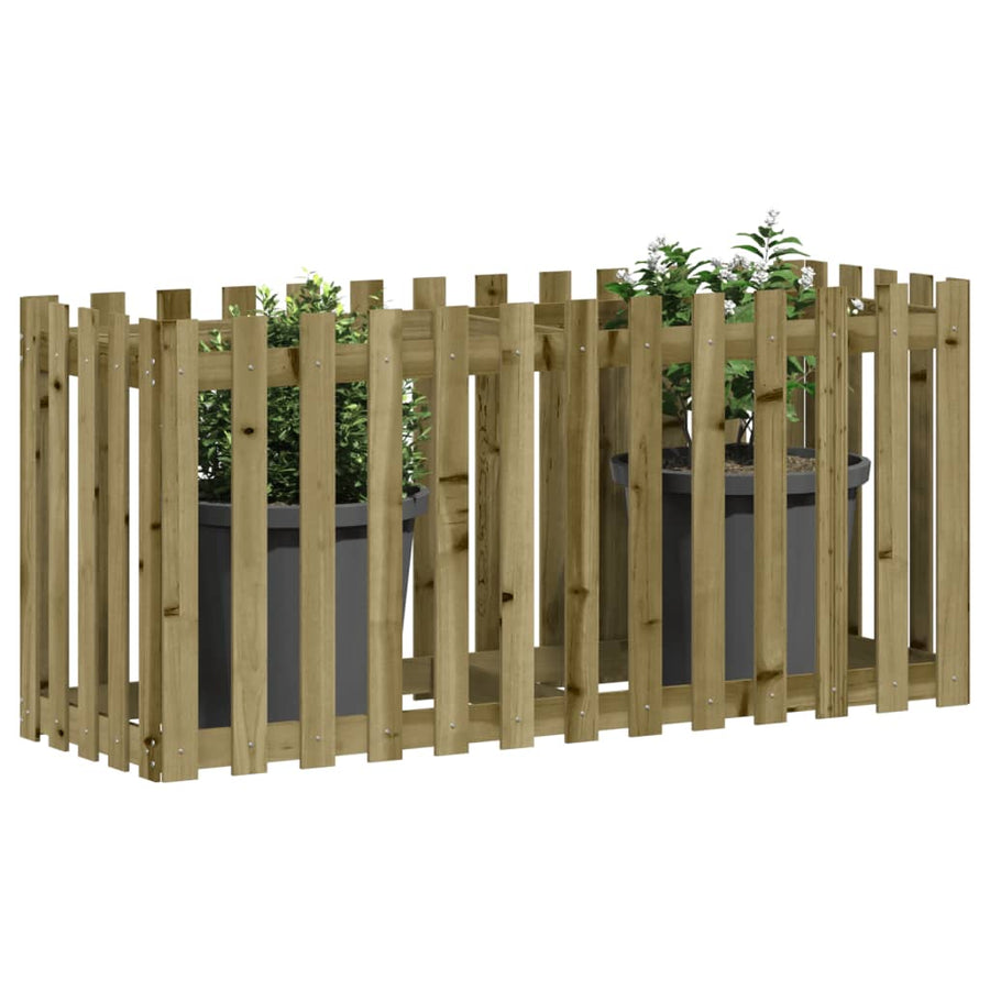 Plantenbak Verhoogd Hekontwerp 150X50X70 Cm Geïmpregneerd Hout