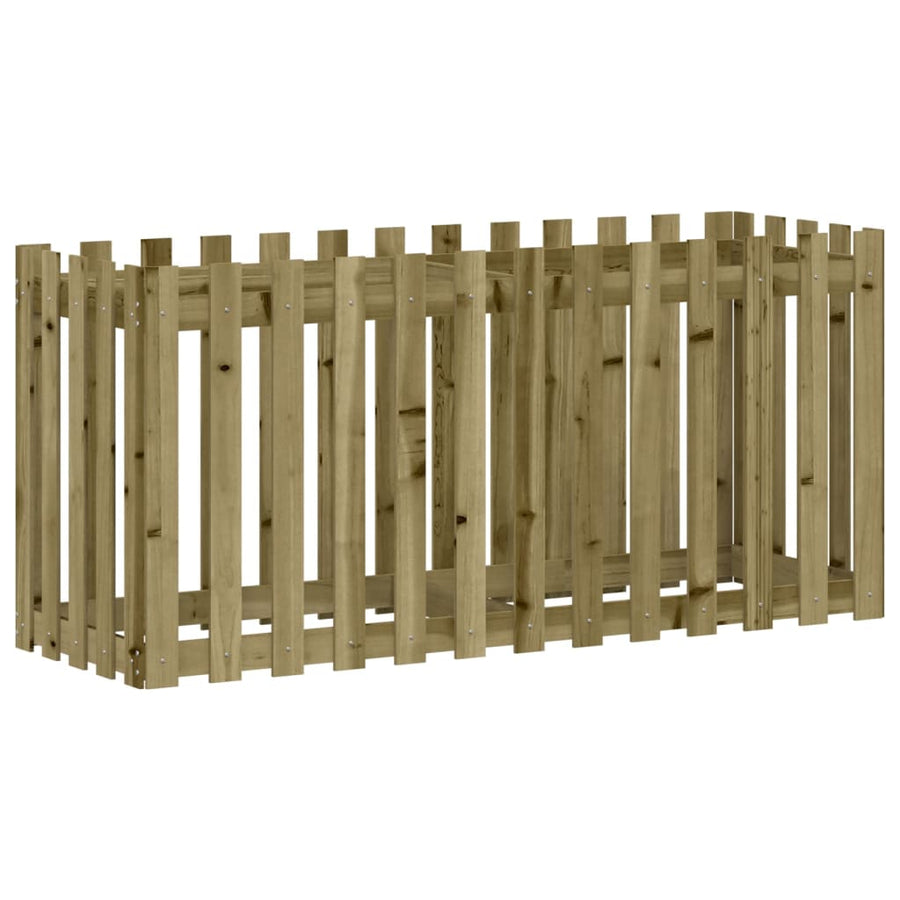 Plantenbak Verhoogd Hekontwerp 150X50X70 Cm Geïmpregneerd Hout