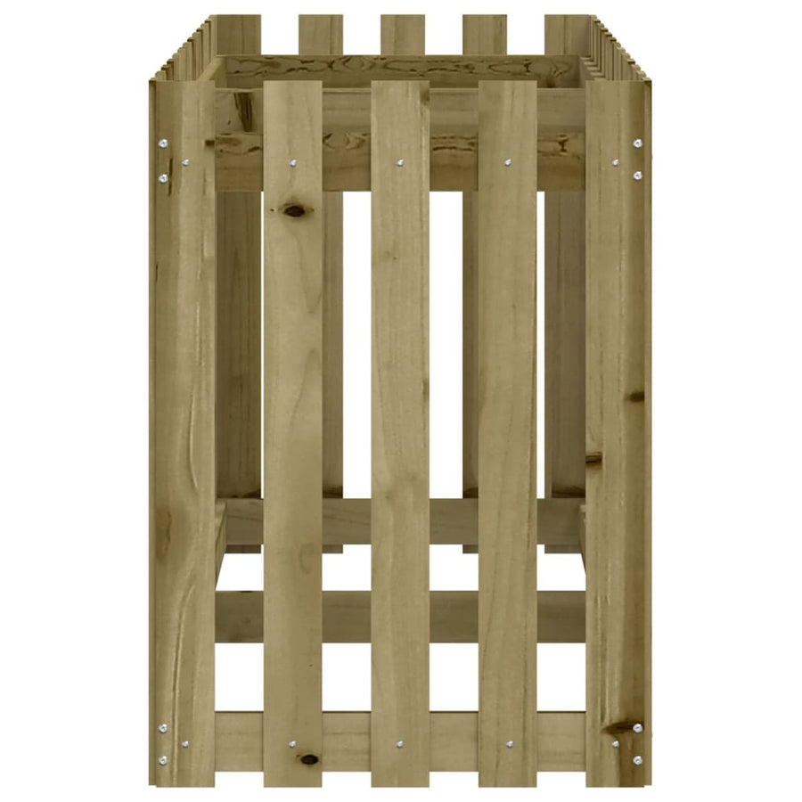 Plantenbak Verhoogd Hekontwerp 150X50X70 Cm Geïmpregneerd Hout