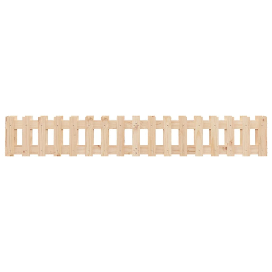 Plantenbak Verhoogd Met Hekontwerp 200X30X30 Cm Grenenhout