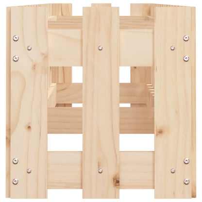 Plantenbak Verhoogd Met Hekontwerp 200X30X30 Cm Grenenhout