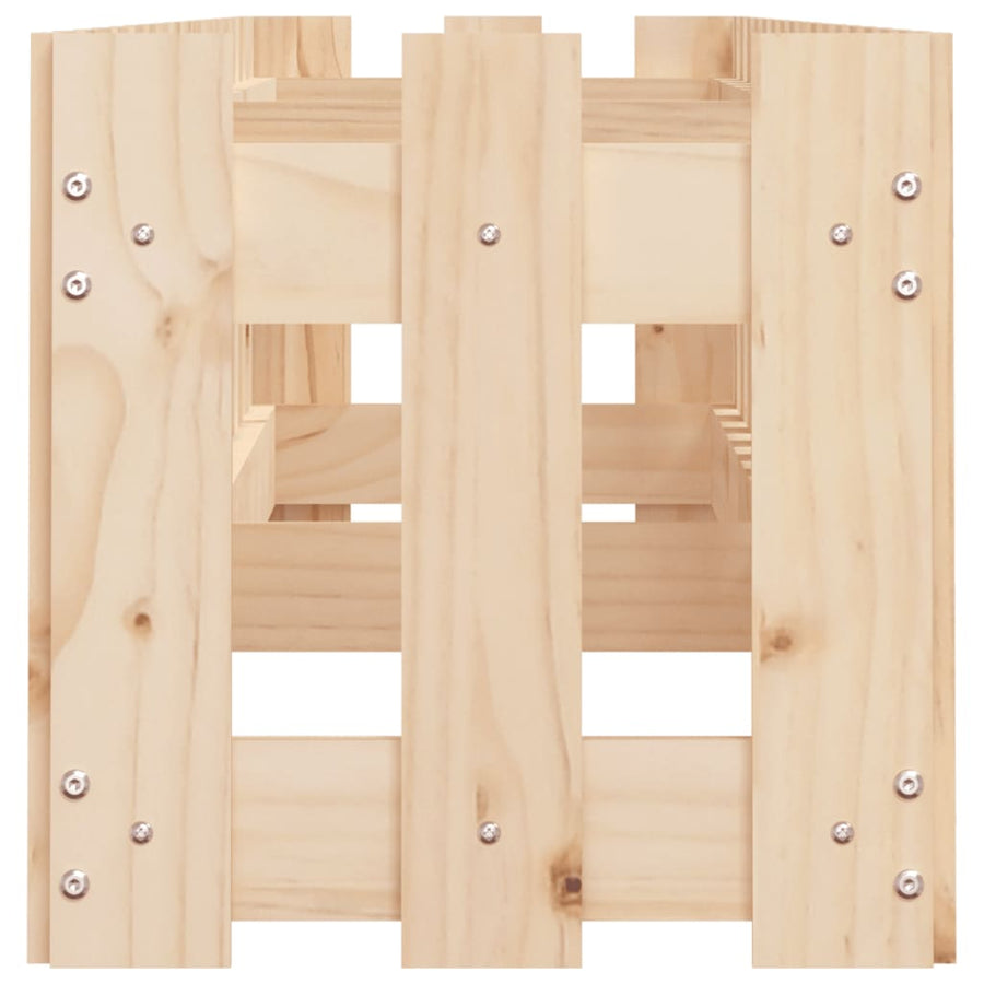 Plantenbak Verhoogd Met Hekontwerp 200X30X30 Cm Grenenhout