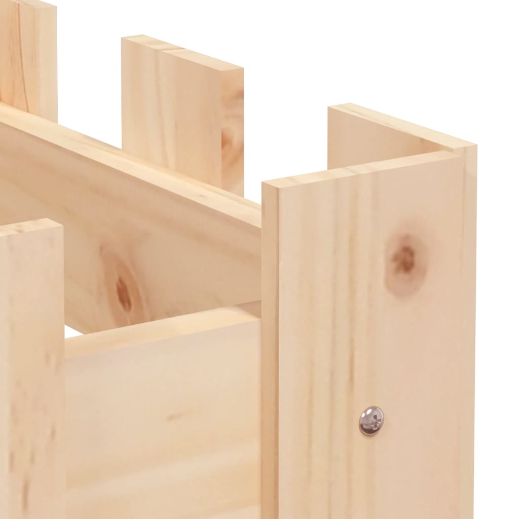 Plantenbak Verhoogd Met Hekontwerp 200X30X30 Cm Grenenhout