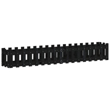Plantenbak Verhoogd Hekontwerp 200X30X30 Cm Grenenhout Zwart