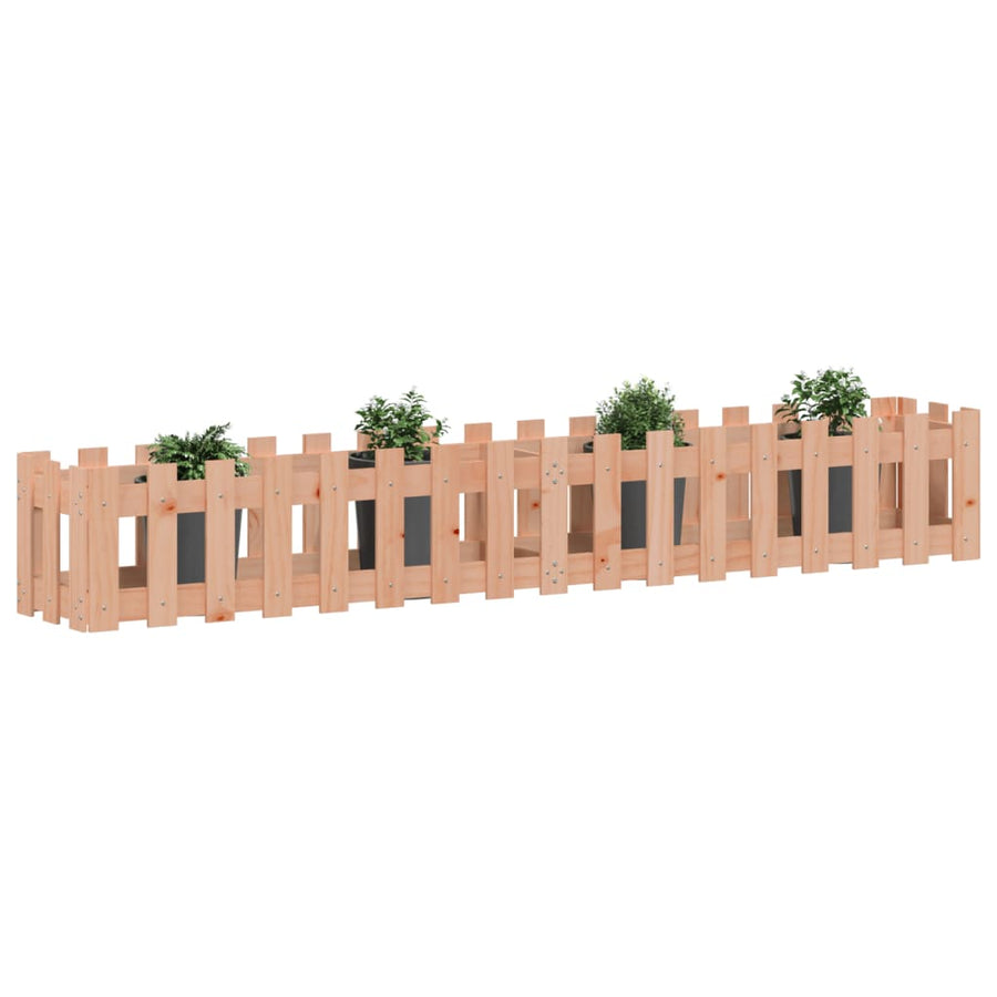 Plantenbak Verhoogd Hekontwerp 200X30X30 Cm Massief Douglashout