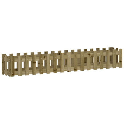 Plantenbak Verhoogd Hekontwerp 200X30X30 Cm Geïmpregneerd Hout
