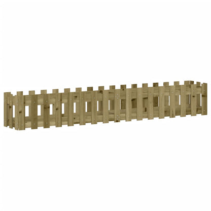 Plantenbak Verhoogd Hekontwerp 200X30X30 Cm Geïmpregneerd Hout