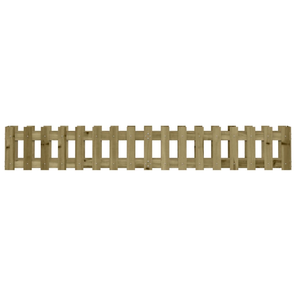 Plantenbak Verhoogd Hekontwerp 200X30X30 Cm Geïmpregneerd Hout