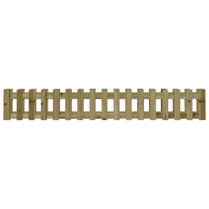 Plantenbak Verhoogd Hekontwerp 200X30X30 Cm Geïmpregneerd Hout