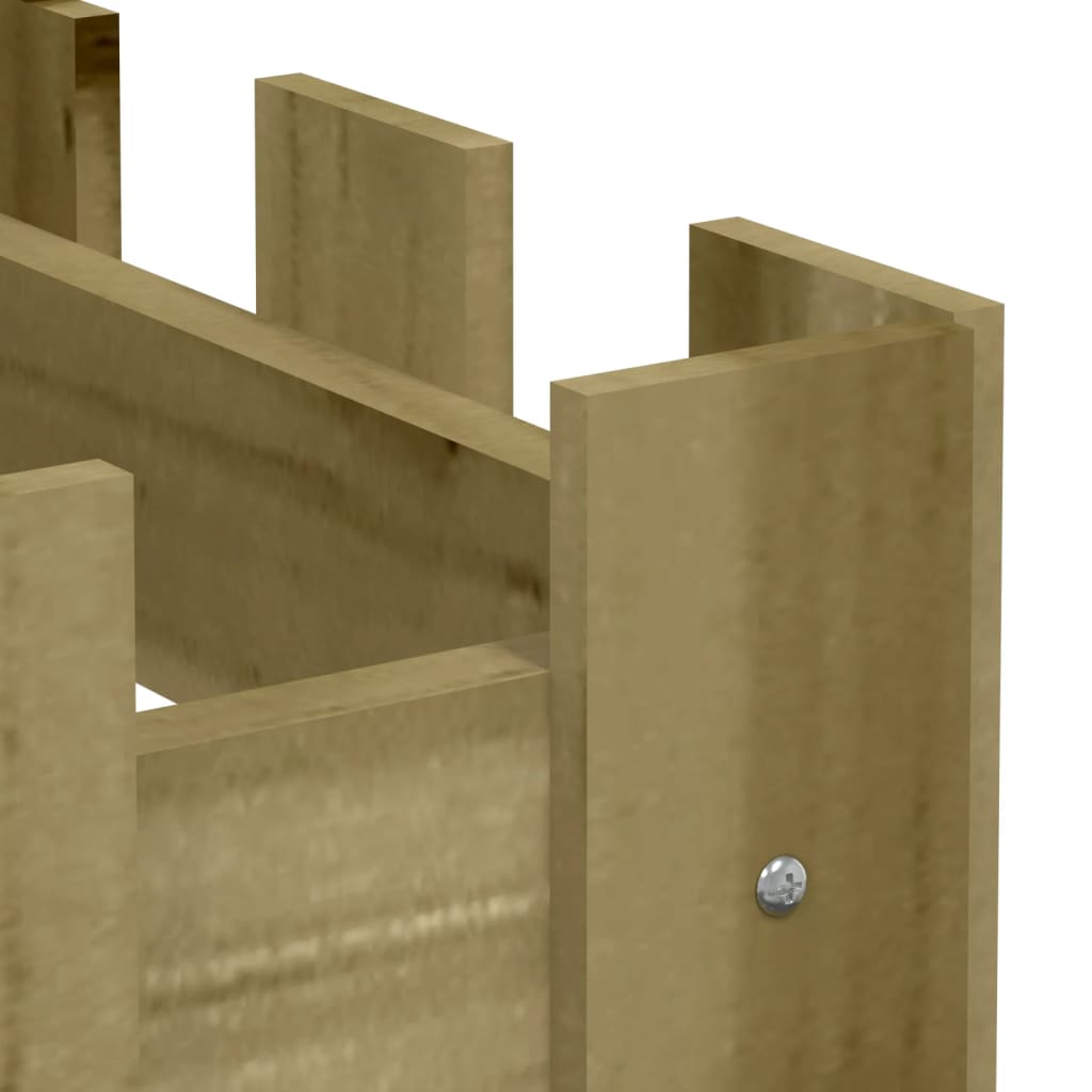 Plantenbak Verhoogd Hekontwerp 200X30X30 Cm Geïmpregneerd Hout