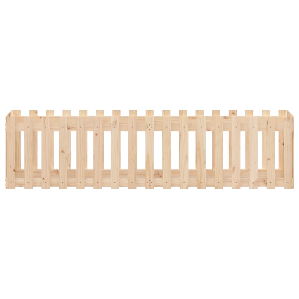 Plantenbak Verhoogd Met Hekontwerp 200X50X50 Cm Grenenhout
