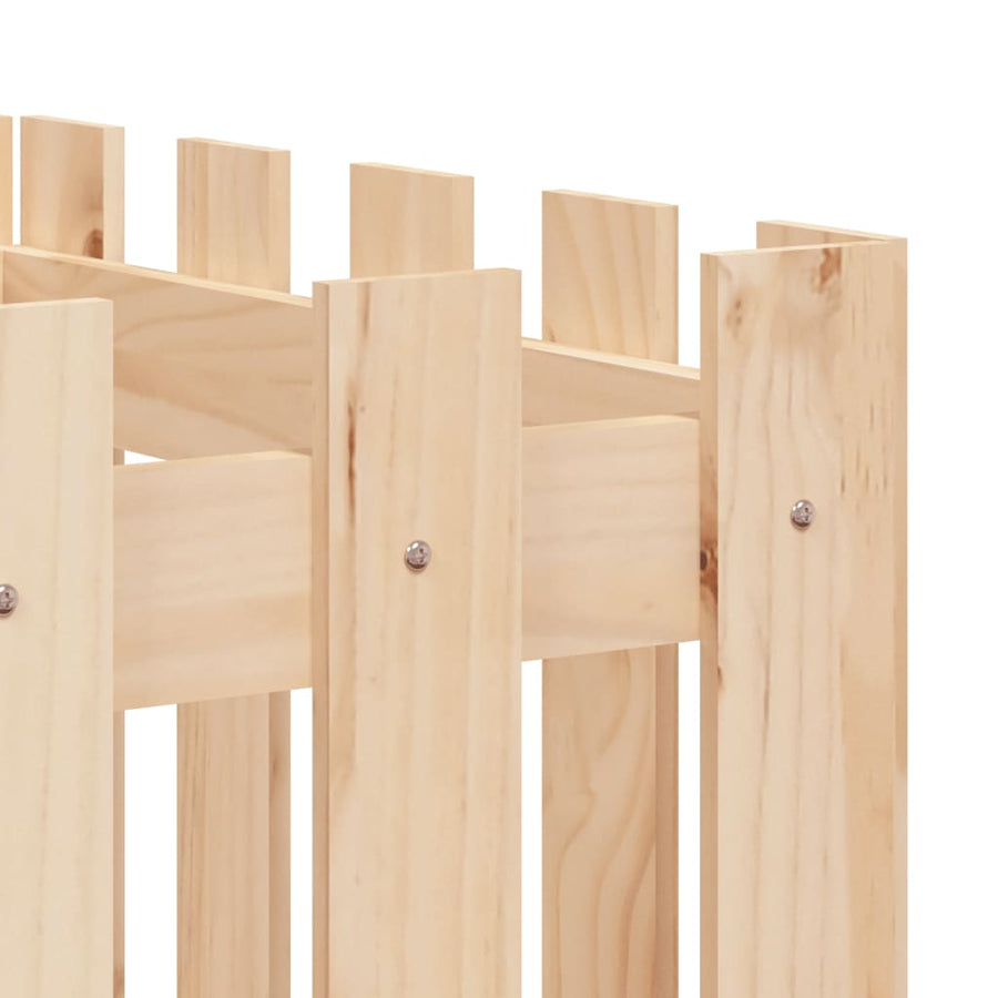 Plantenbak Verhoogd Met Hekontwerp 200X50X50 Cm Grenenhout