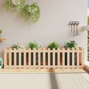 Plantenbak grenenhout 200x50x50 cm hekontwerp