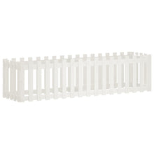 Plantenbak Verhoogd Hekontwerp 200X50X50 Cm Grenenhout Wit