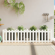Plantenbak 200x50x50 cm grenenhout wit