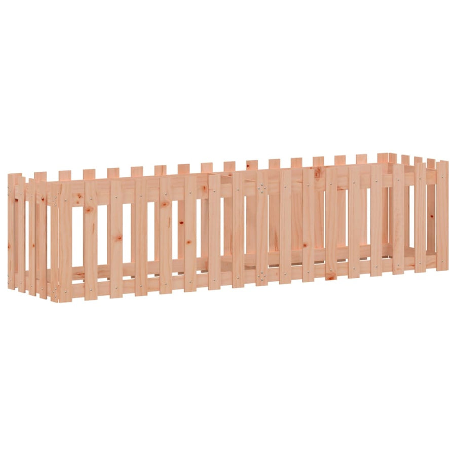 Plantenbak Verhoogd Hekontwerp 200X50X50 Cm Massief Douglashout