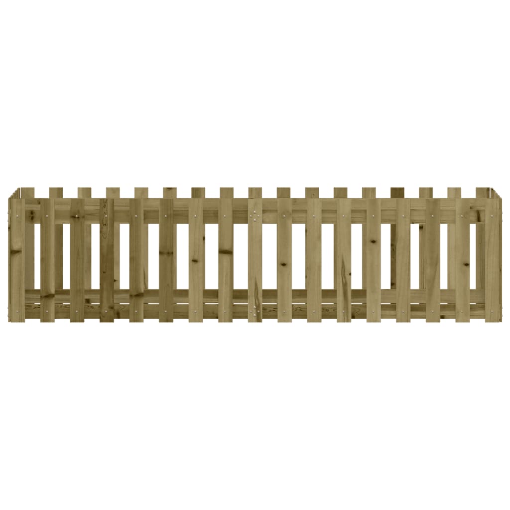 Plantenbak Verhoogd Hekontwerp 200X50X50 Cm Geïmpregneerd Hout