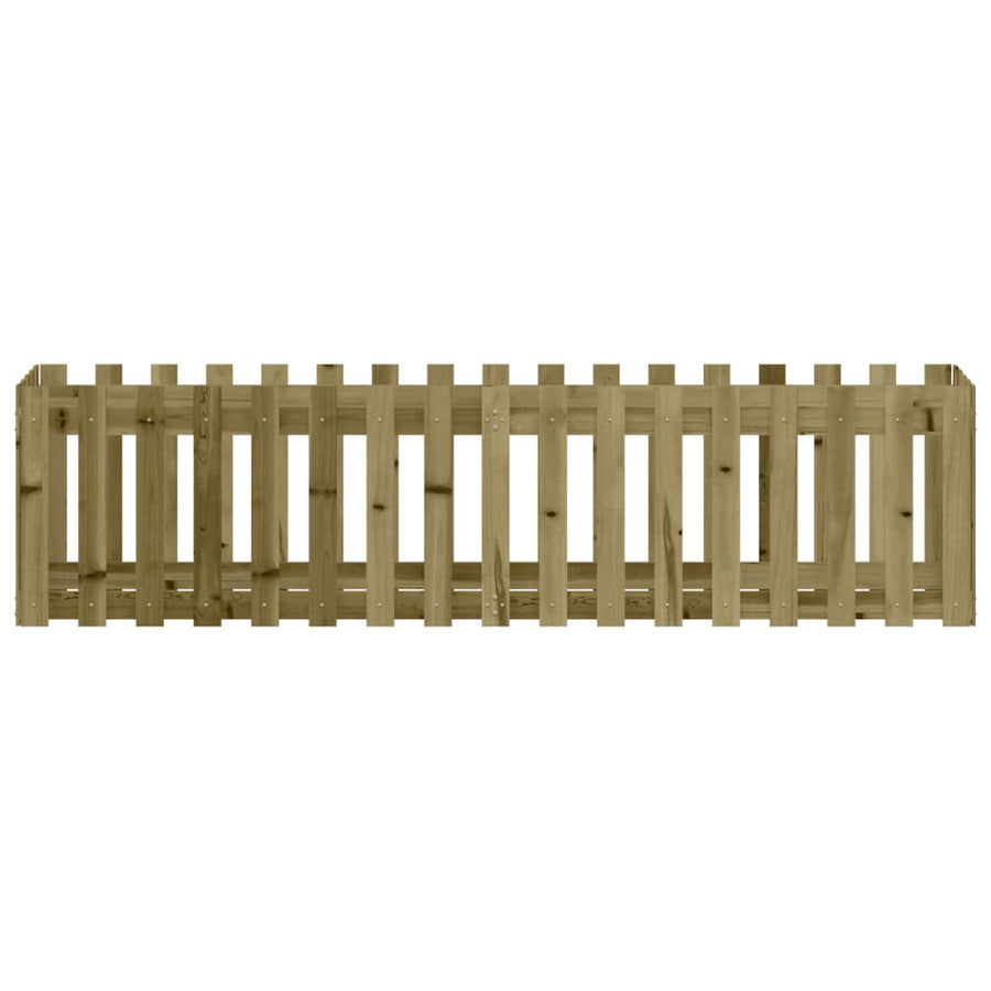 Plantenbak Verhoogd Hekontwerp 200X50X50 Cm Geïmpregneerd Hout