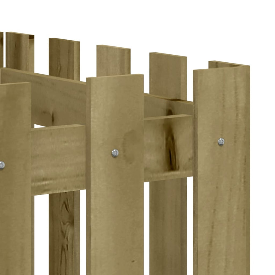 Plantenbak Verhoogd Hekontwerp 200X50X50 Cm Geïmpregneerd Hout