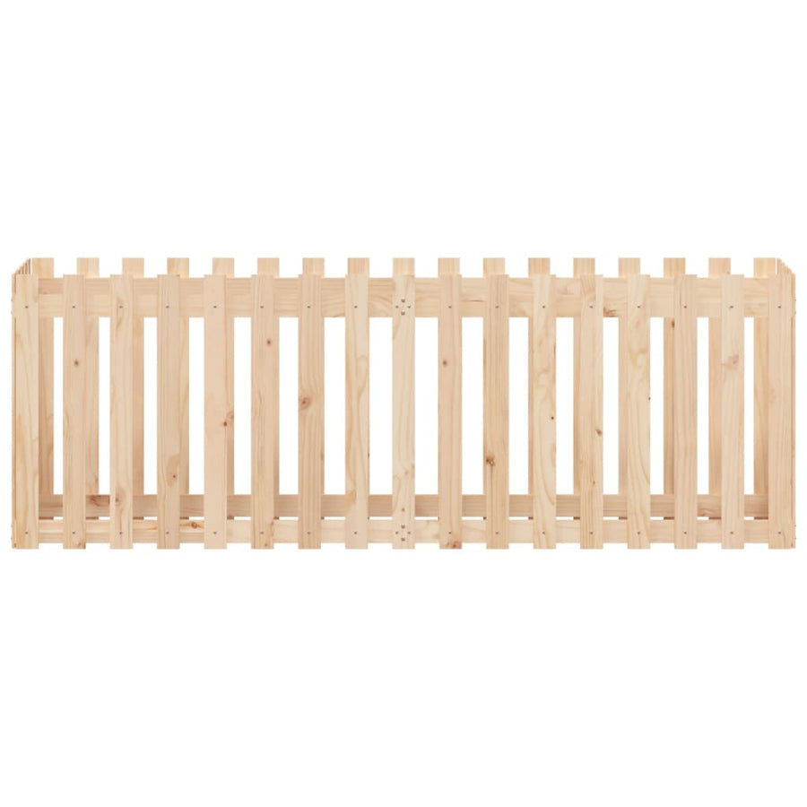Plantenbak Verhoogd Met Hekontwerp 200X50X70 Cm Grenenhout