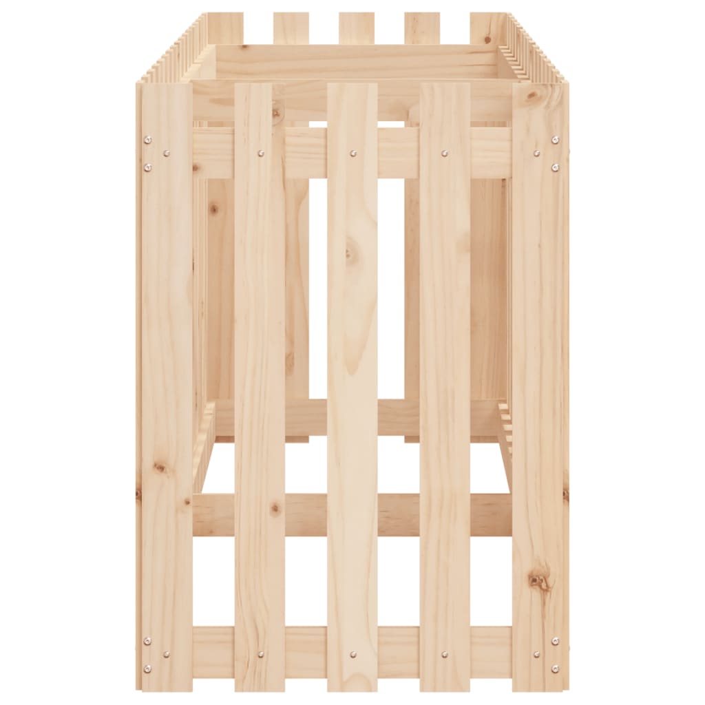 Plantenbak Verhoogd Met Hekontwerp 200X50X70 Cm Grenenhout