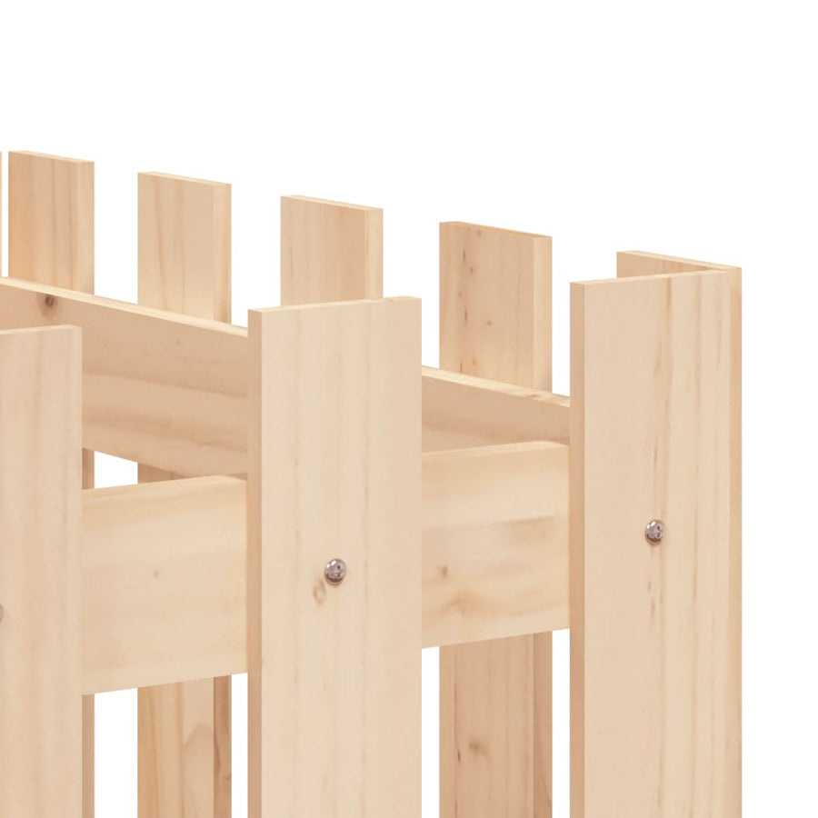 Plantenbak Verhoogd Met Hekontwerp 200X50X70 Cm Grenenhout
