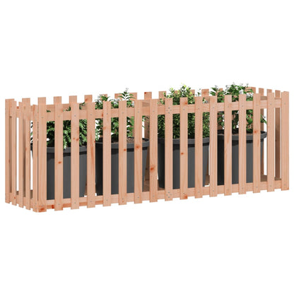 Plantenbak Verhoogd Hekontwerp 200X50X70 Cm Massief Douglashout