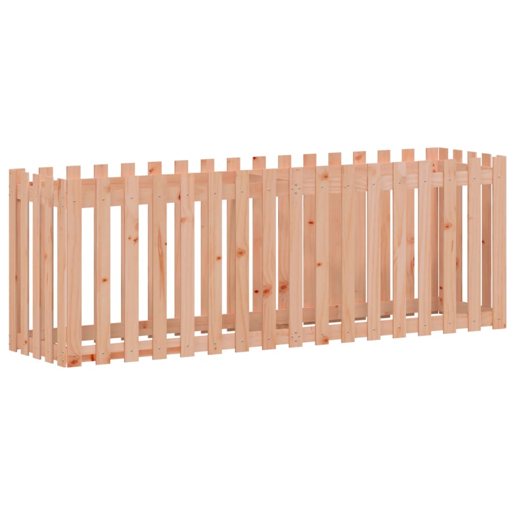 Plantenbak Verhoogd Hekontwerp 200X50X70 Cm Massief Douglashout