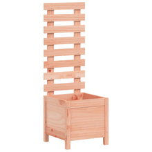 Plantenbak Met Rek 39X39,5X114 Cm Massief Douglashout