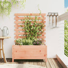 Planter with trellis 79x39.5x114 cm solid Douglas fir