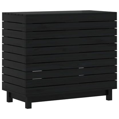 Wasmand 88,5x44x76 cm massief grenenhout