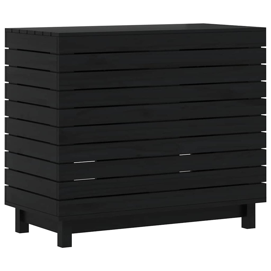Wasmand 88,5x44x76 cm massief grenenhout