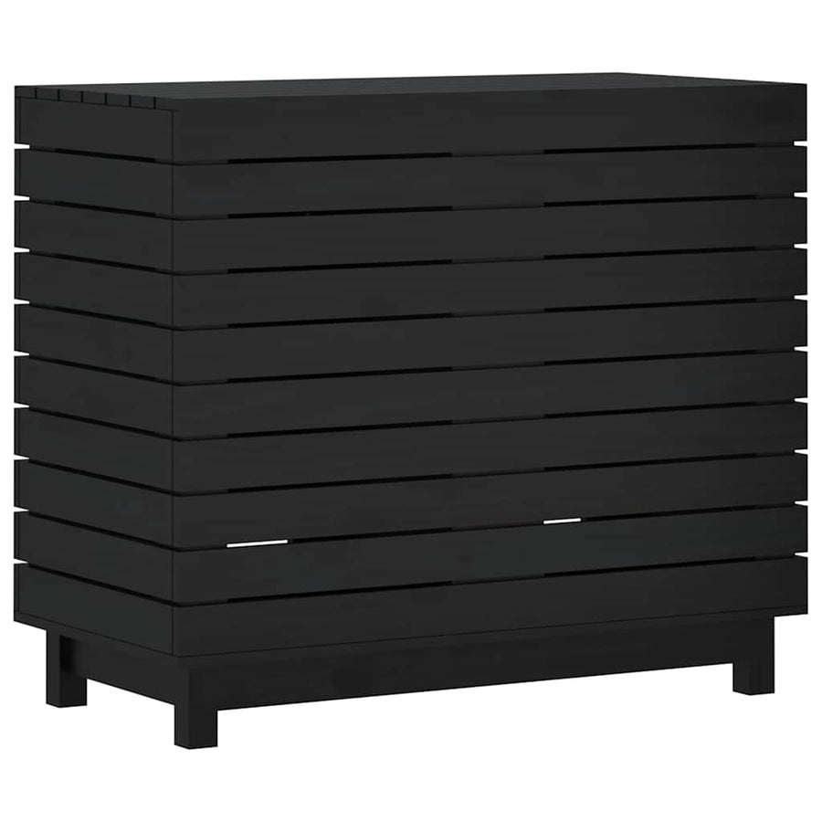 Wasmand 88,5x44x76 cm massief grenenhout