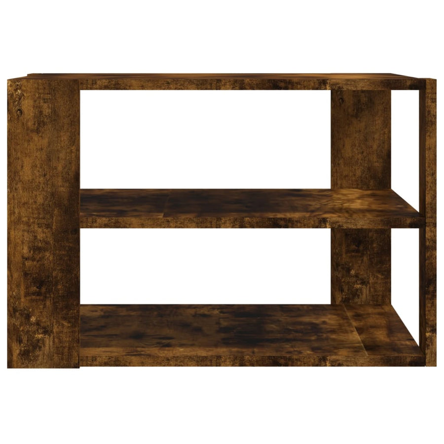 Salontafel 59,5X59,5X40 Cm Bewerkt Hout Kleurig Gerookt eiken