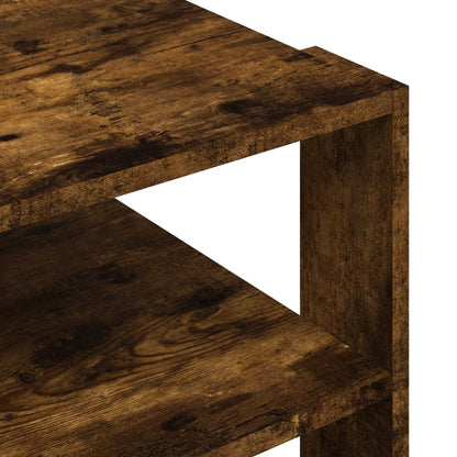 Salontafel 59,5X59,5X40 Cm Bewerkt Hout Kleurig Gerookt eiken