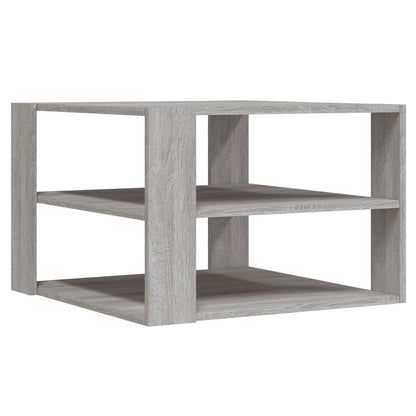 Salontafel 59,5x59,5x40 cm bewerkt hout grijs sonoma Grijs sonoma