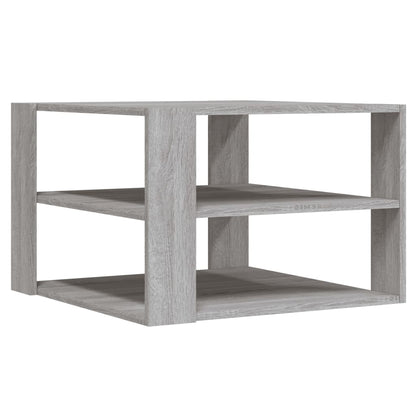 Salontafel 59,5x59,5x40 cm bewerkt hout grijs sonoma Grijs sonoma
