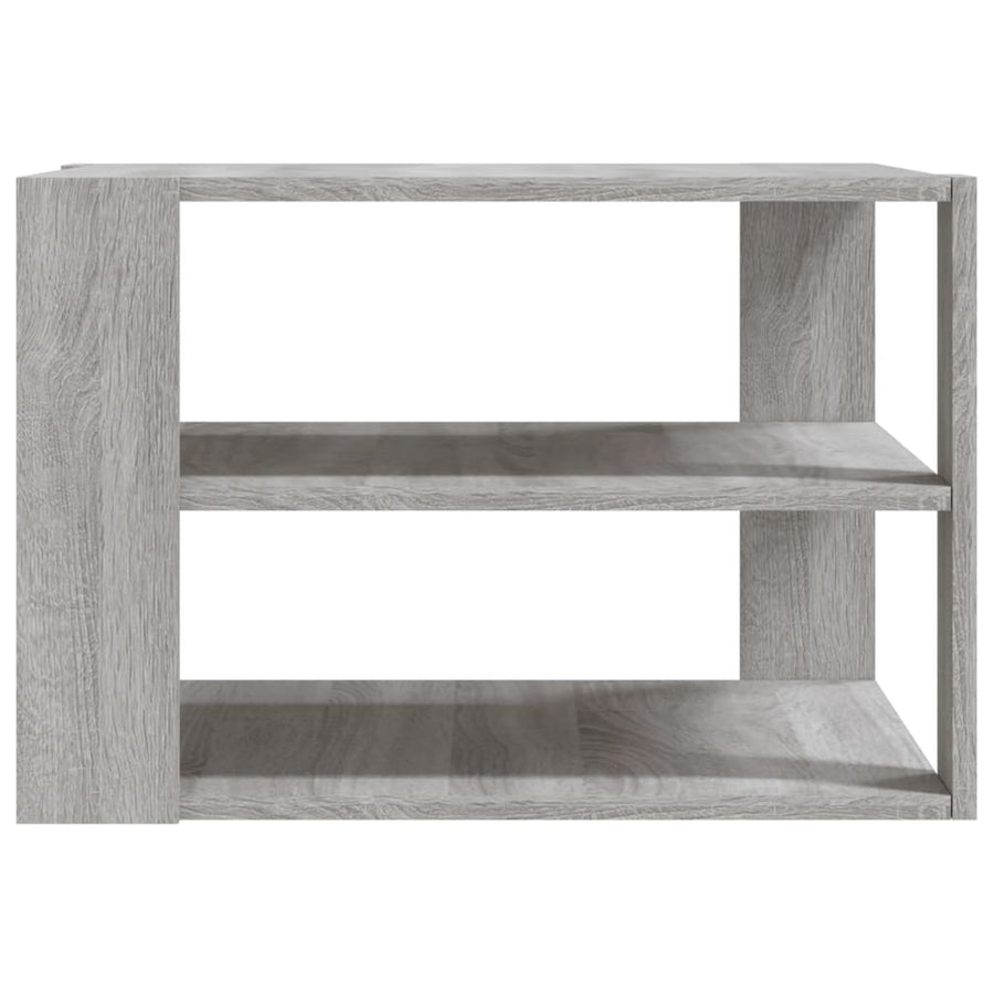 Salontafel 59,5x59,5x40 cm bewerkt hout grijs sonoma Grijs sonoma