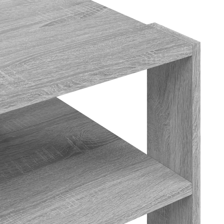 Salontafel 59,5x59,5x40 cm bewerkt hout grijs sonoma Grijs sonoma