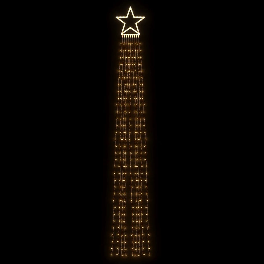 Kerstboomverlichting 320 Warmwitte Led's 375 Cm
