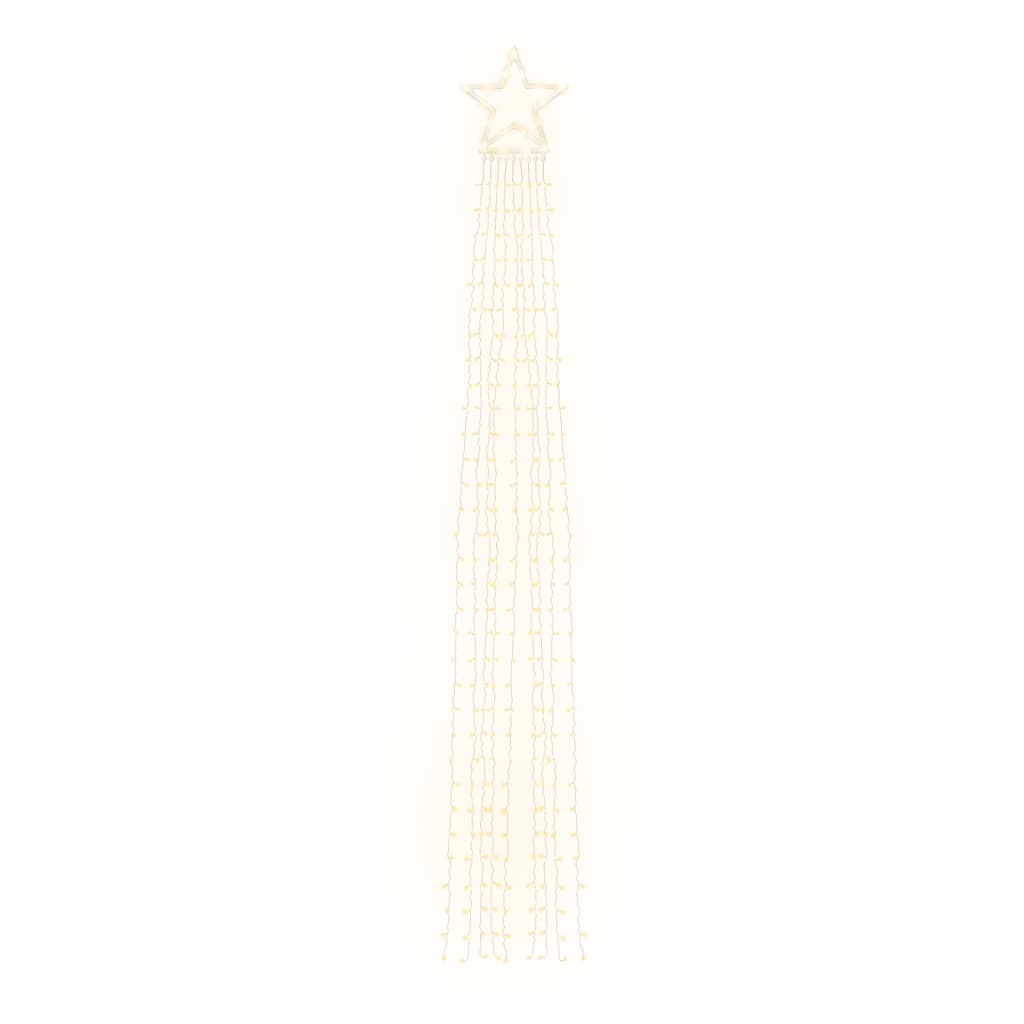 Kerstboomverlichting 320 Warmwitte Led's 375 Cm