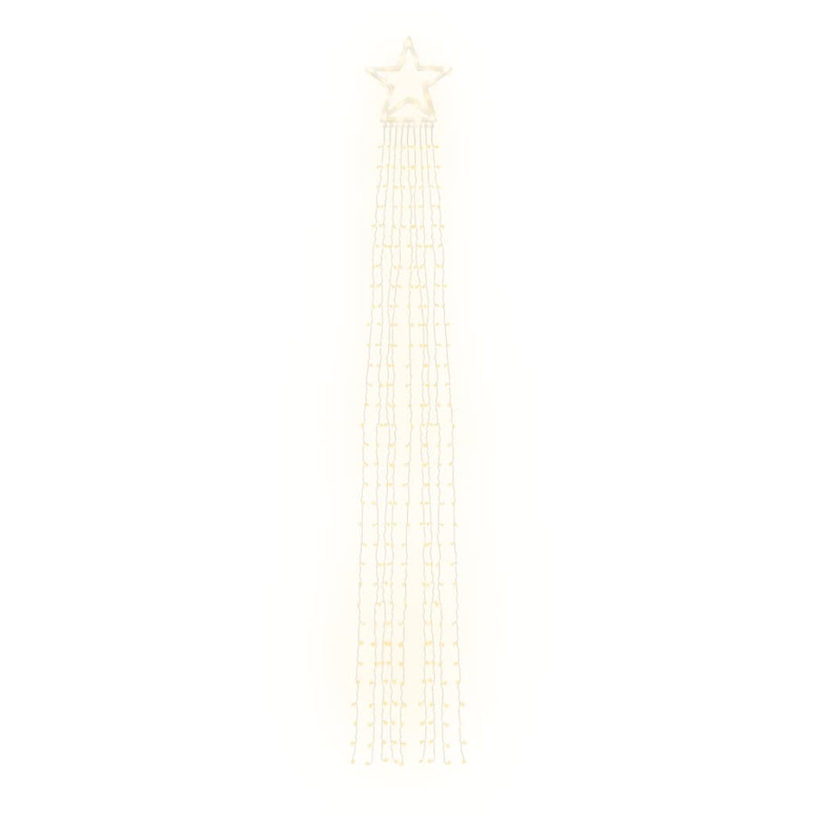Kerstboomverlichting 320 Warmwitte Led's 375 Cm
