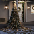 Kerstboomverlichting 320 Warmwitte Led's 375 Cm