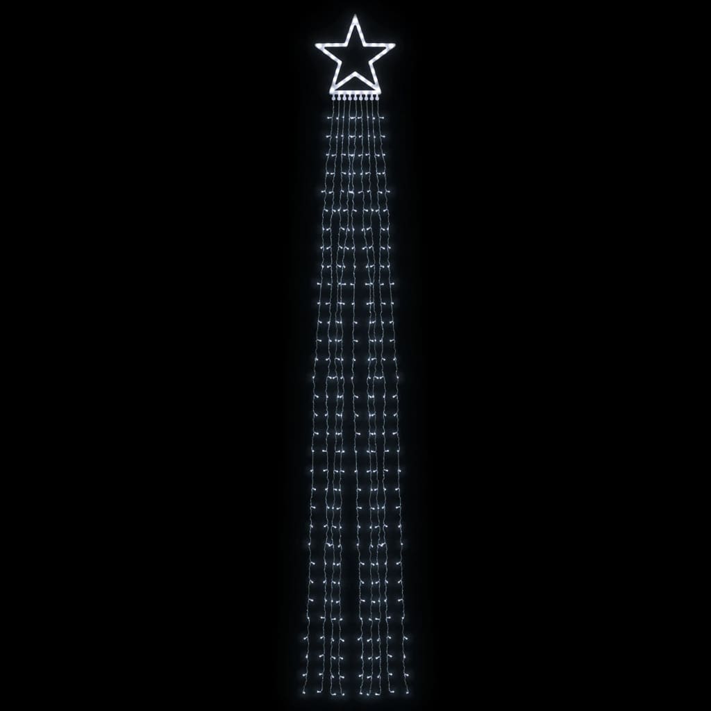 Kerstboomverlichting 320 Koudwitte Led's 375 Cm