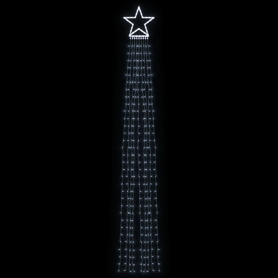 Kerstboomverlichting 320 Koudwitte Led's 375 Cm