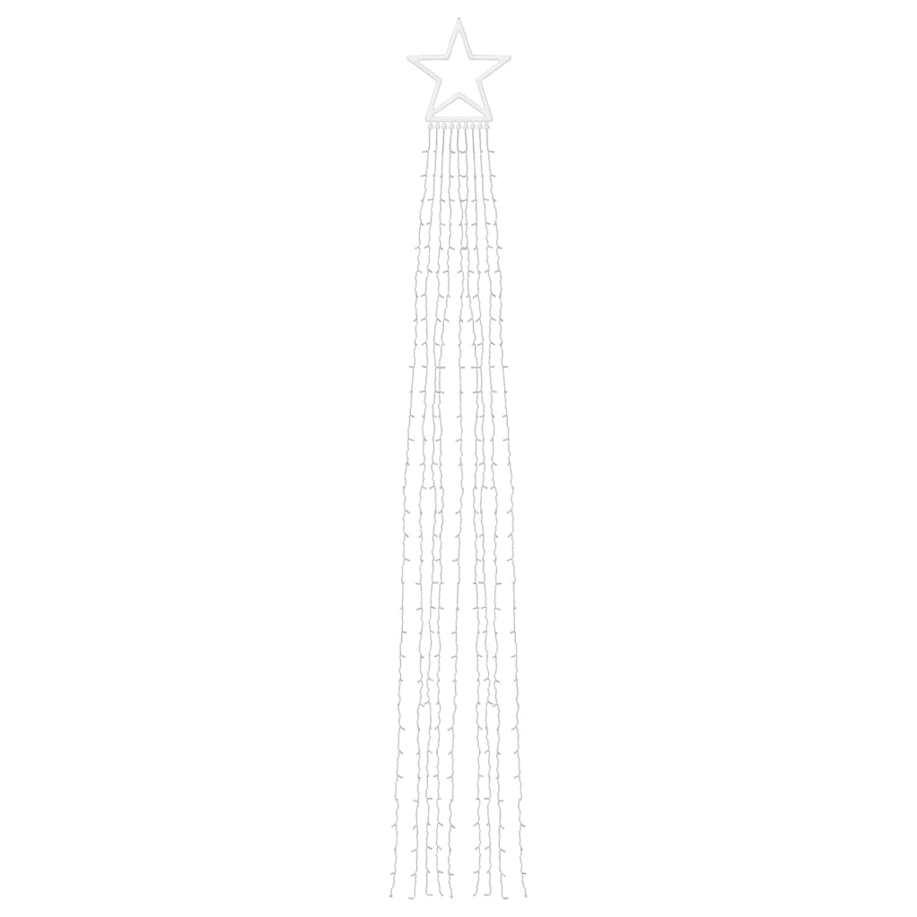 Kerstboomverlichting 320 Koudwitte Led's 375 Cm