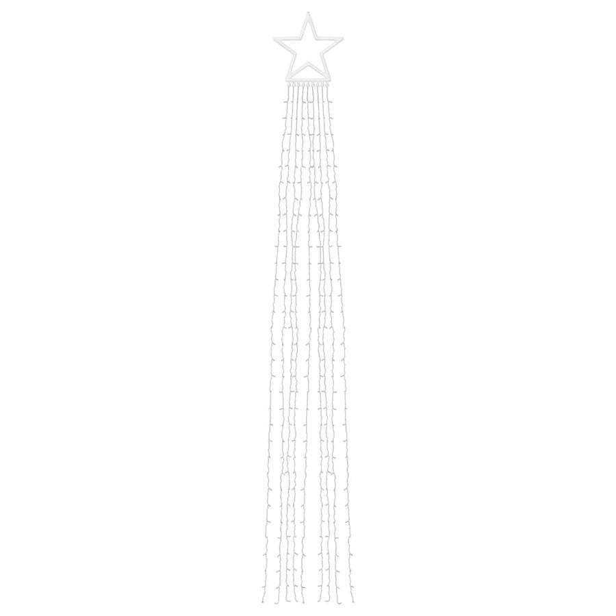 Kerstboomverlichting 320 Koudwitte Led's 375 Cm