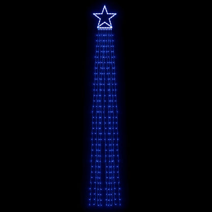Kerstboomverlichting 320 Blauwe Led's 375 Cm